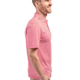 Red Cutter & Beck Stripe Mens Polo