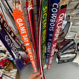 MAROON + WHITE SHINY BEADED PURSE STRAP