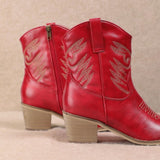 Red Western Cowboy Boot