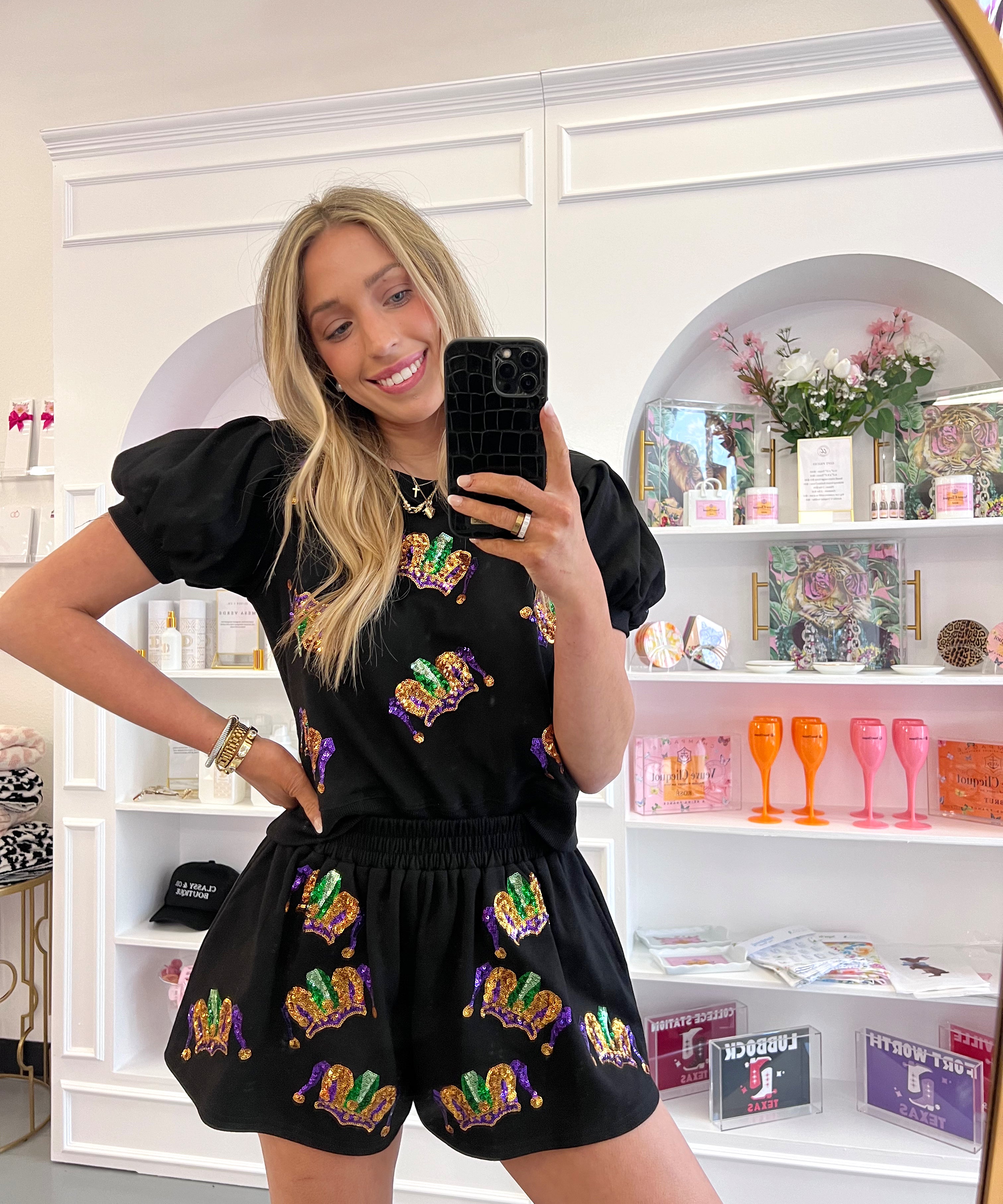 MARDI GRA SEQUIN TOP