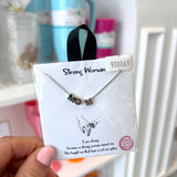 SILVER MOM 18K GOLD DIPPED NECK.