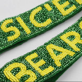 SIC EM BEARS BEADED STRAP