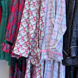 RED PLAID SATIN PAJAMA SET