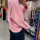Light Pink Sweater Top