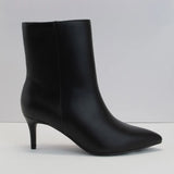 Black Kitten Stilleto Heel Bootie