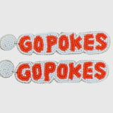 GO POKES BEADED EARRINGS