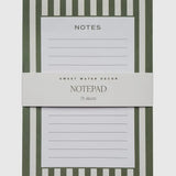 Striped Notepad - Stationery & Office Accessories