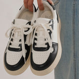 BLACK COLOR BLOCK DUNK SNEAKERS