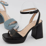 Black Platform Heel