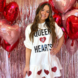 QUEEN OF HEARTS FLARE DRESS