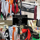 ORANGE / WHITE SCARF