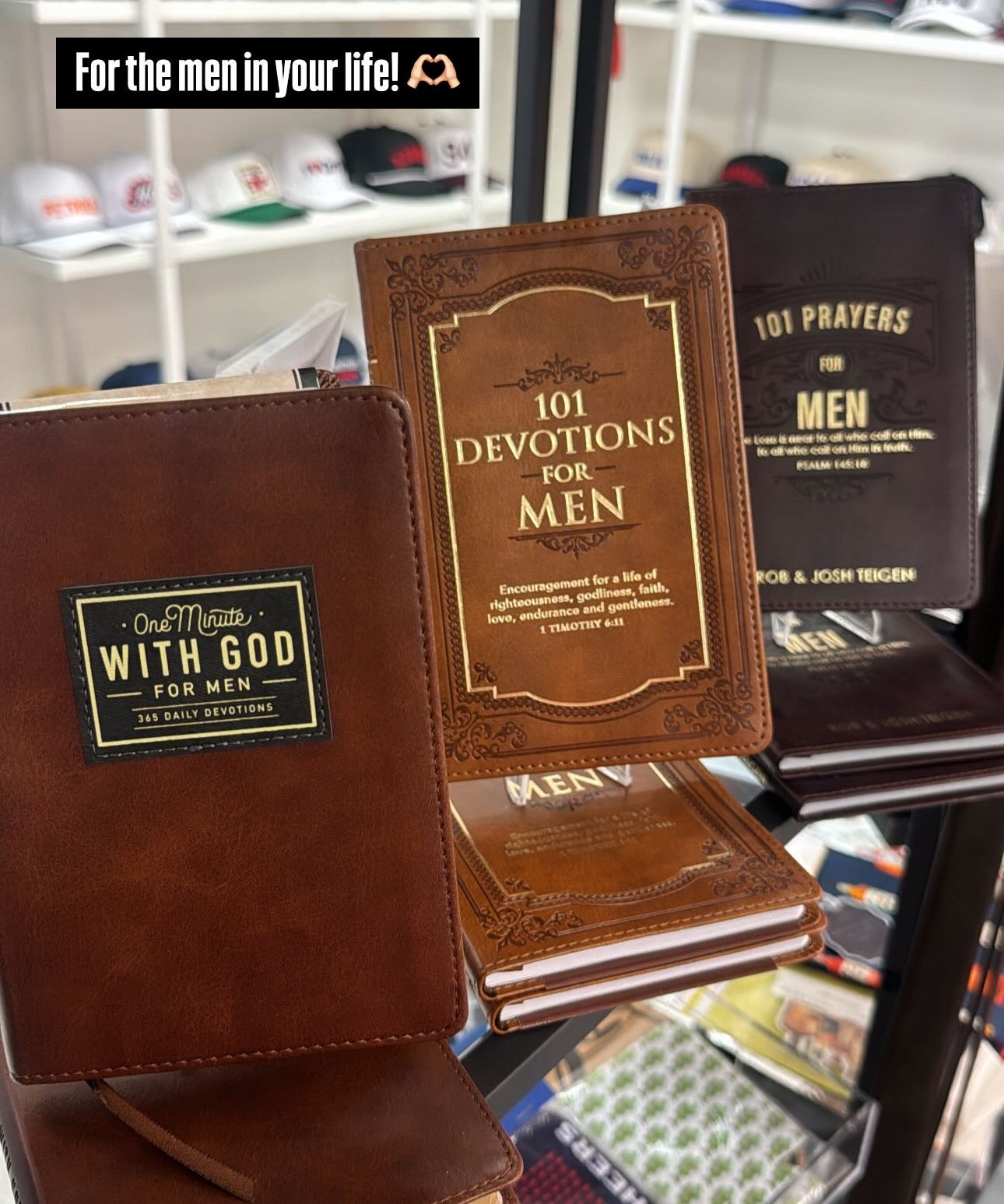101 DEVOTIONS FOR MEN FAUX LEATHER