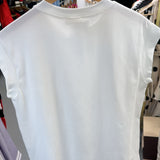 WHITE SHORT SLEEVE TOP