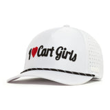 I HEART CART GIRLS PERFORMANCE GOLF HAT