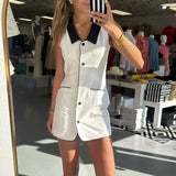 Black Kitten Heel Boots