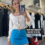 BLUE MINI SKORT (size large left)