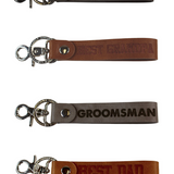 MEN LEATHER KEYCHAINS