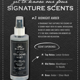 MAN BAR® COLOGNE MIST MIDNIGHT AMBER