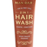 MAN BAR® 2-IN-1 HAIR WASH - SPICED TOBACCO