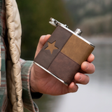 LEATHER TEXAS FLASK