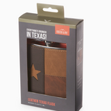 LEATHER TEXAS FLASK