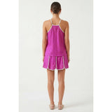 Shell Panel Linen Top: Off White / M